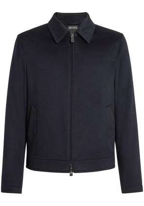 Zegna Oasi zipped-up overjacket - Blue