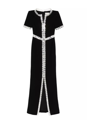 JEAN-LOUIS SABAJI crêpe maxi dress - Black