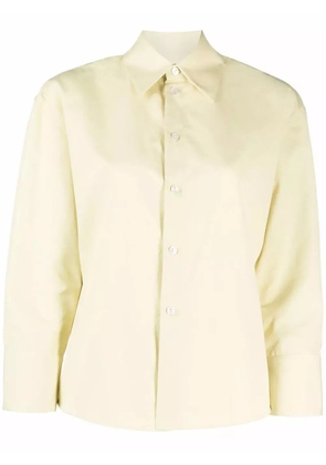 Jil Sander tailored cotton shirt - Green