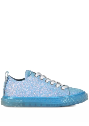 Giuseppe Zanotti Blabber glitter low-top sneakers - Blue