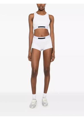 MEDEEA logo-detail performance shorts - White