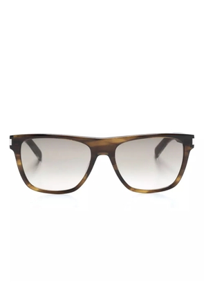 Saint Laurent Eyewear SL 402 square-frame sunglasses - Brown