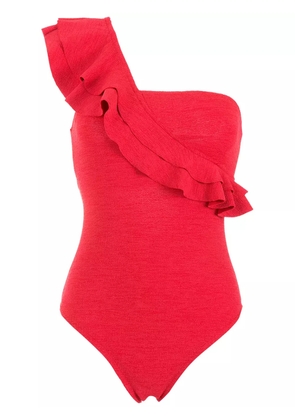 Clube Bossa Siola ruffle swimsuit - Red