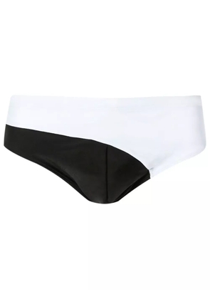 Amir Slama bicolor trunks - White