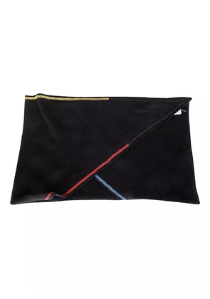 Faliero Sarti pearl fringed scarf - Black