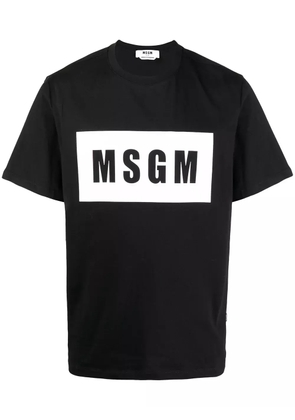 MSGM logo-print T-shirt - Black