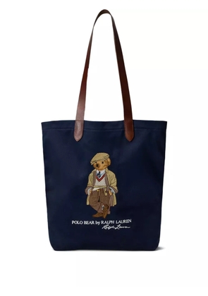 Polo Ralph Lauren Polo Bear-embroidered tote bag - Blue