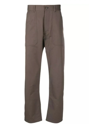 Nanushka high-rise straight-leg trousers - Green