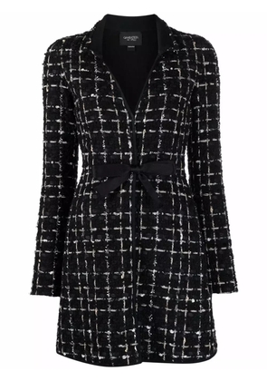 Giambattista Valli bow-detail bouclé dress - Black