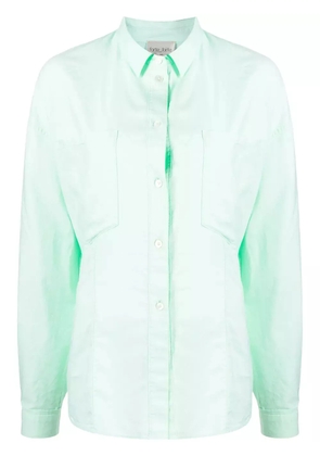 Forte Forte chest-pocket longsleeved shirt - Green