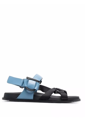 Ferragamo strappy leather sandals - Blue