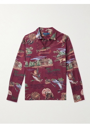 Polo Ralph Lauren - Convertible-Collar Printed Cotton Shirt - Men - Burgundy - S