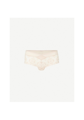 Womens Chantelle Champs Elysées Embroidered Shorty