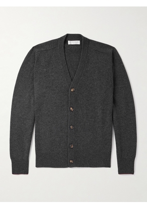 Brunello Cucinelli - Cashmere Cardigan - Men - Gray - IT 46