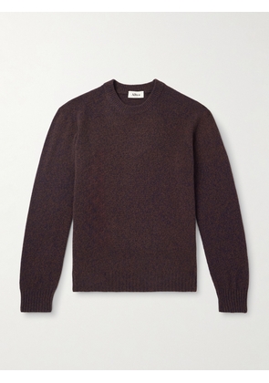 Altea - Wool and Cashmere-Blend Sweater - Men - Brown - S