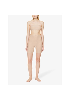 Womens Chantelle Soft Stretch Seamless One-Size High-Waisted Mid-Thigh Shorts