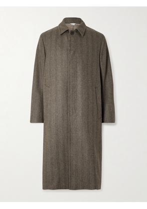 Boglioli - Loden Herringbone Wool-Blend Coat - Men - Gray - IT 46