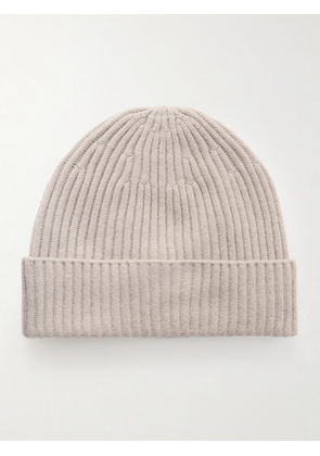 Brunello Cucinelli - Ribbed Cashmere Beanie - Men - Neutrals - S