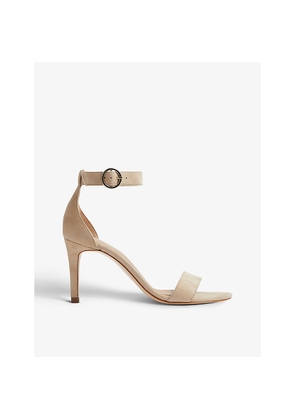 Womens LK Bennett Ivy Open-Toe Suede Heeled Sandals
