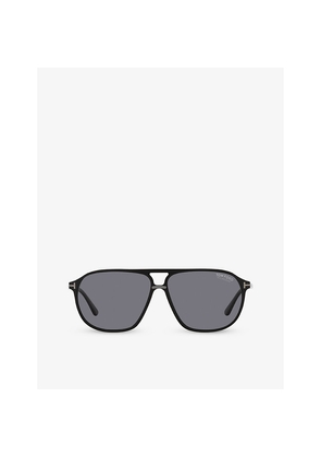 Tom Ford Tr001634 Bruce Aviator-Frame Acetate Sunglasses