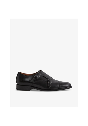 Mens Reiss Amalfi Double-Monk Strap Leather Shoes