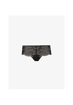 Womens Simone Perele Karma Mid-Rise Stretch-Lace Briefs