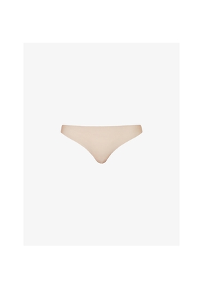 Womens Simone Perele Uniq Mid-Rise Microfibre Thong