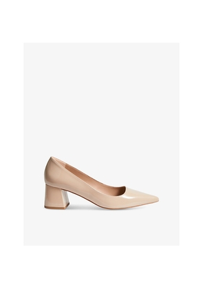 Womens LK Bennett Sloane Heeled Patent-Leather Court Shoes