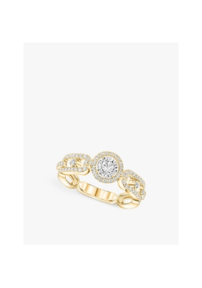 Messika Move Link Solitaire 18ct Yellow-Gold and 0.80ct Diamond Ring