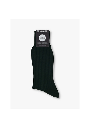 Mens Pantherella Danvers Branded Cotton-Blend Socks