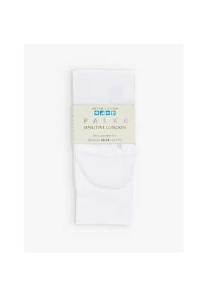Womens Falke Sensitive London Stretch-Cotton-Blend Socks