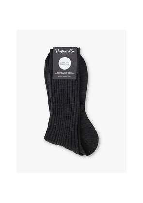 Mens Pantherella Laburnum Branded Wool-Blend Socks