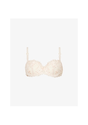 Womens Chantelle Champs Elysées Embroidered Balconette Bra