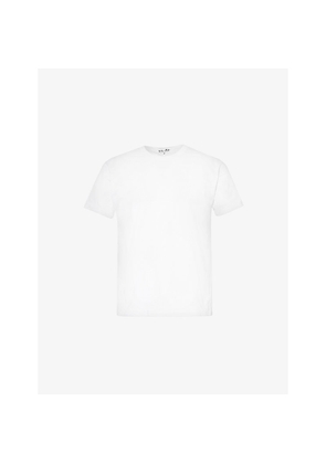 Mens Comme Des Garcons Play Brand-Patch Crew-Neck Regular-Fit Cotton-Jersey T-Shirt