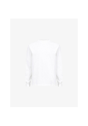 Mens Allsaints Nero Mock-Neck Cotton Sweatshirt