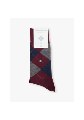 Mens Burlington Burl Edinburgh Cotton-Blend Socks