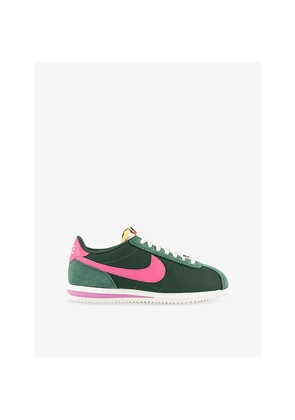 Womens Nike Cortez Woven Low-Top Trainers
