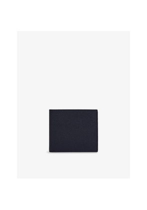 Mens Smythson Panama 6-Card Slot Leather Wallet