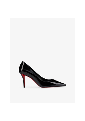 Womens Christian Louboutin Miss Z 80 Patent Leather Pumps