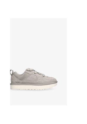 Womens UGG Lo Lowmel Low-Top Suede Trainers