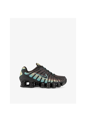 Nike Shox TL Leather, Mesh and Shell Low-Top Trainers