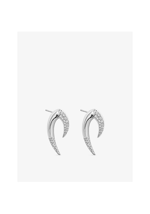 Womens Shaun Leane Talon Large 18ct White-Gold and 0.90ct Diamond Earrings
