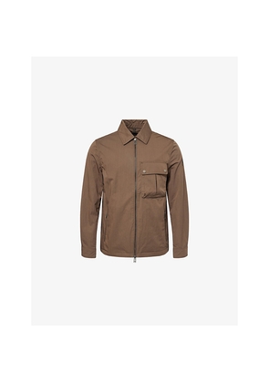 Mens Belstaff Drome Patch-Pocket Cotton-Blend Overshirt