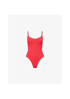 Womens Hunza G Pamela Seersucker Swimsuit