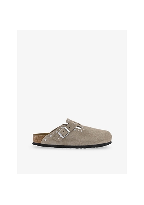 Womens Birkenstock Boston Suede Clogs