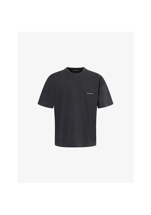 Mens Cole Buxton Logo-Embroidered Crewneck Cotton-Jersey T-Shirt