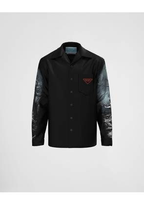 Timecapsule printed cotton shirt