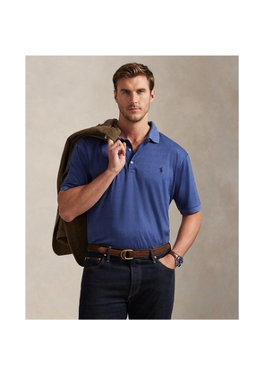Big & Tall - Glen Plaid Soft Cotton Polo Shirt