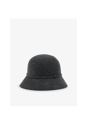 Womens Reiss Felicity Felted-Wool Bucket Hat