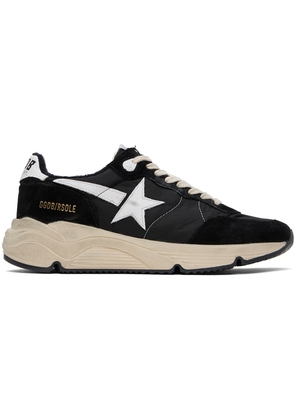 Golden Goose Black & Off-White Running Sole Sneakers